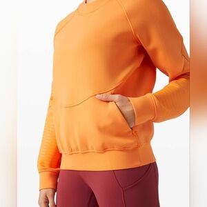 Lululemon City Sweat Crew In SpacerTiger (orange) 12